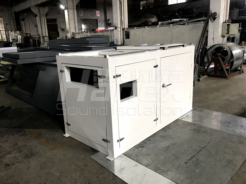 吉田建材不銹鋼隔音罩設計現場